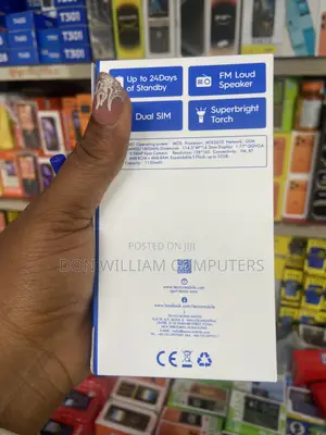 New Tecno T301 Blue