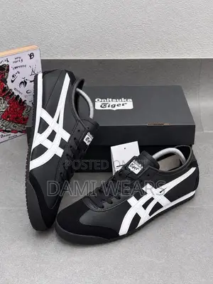 Onitsuka Tiger Mexico 66 Black and White