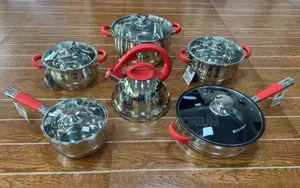 6 Sets High Quality Non- Toxic Stainless Steel Pot