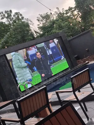 Big Outdoor Screen for Pool