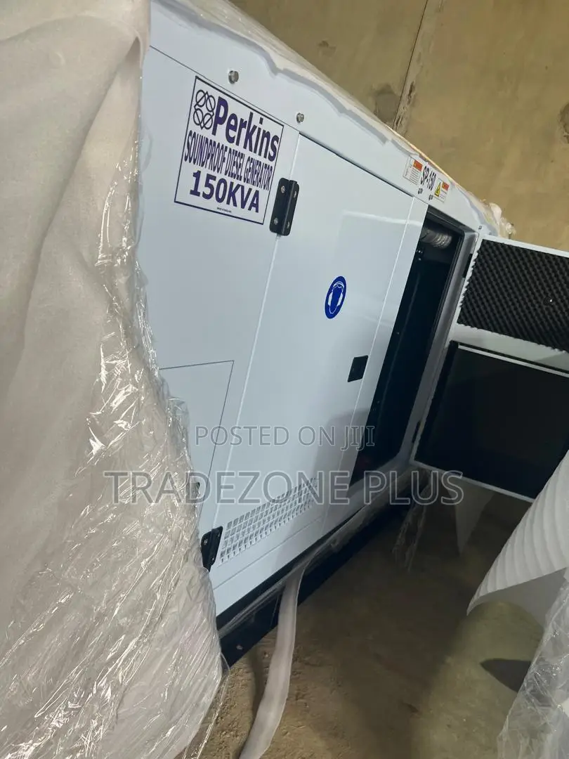 150kVA Perkins Soundproof Diesel Generator – Ready to Work