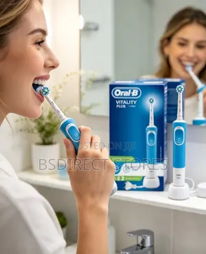 Oral- B Vitality Plus Cross Action Blue Electric Toothbrush