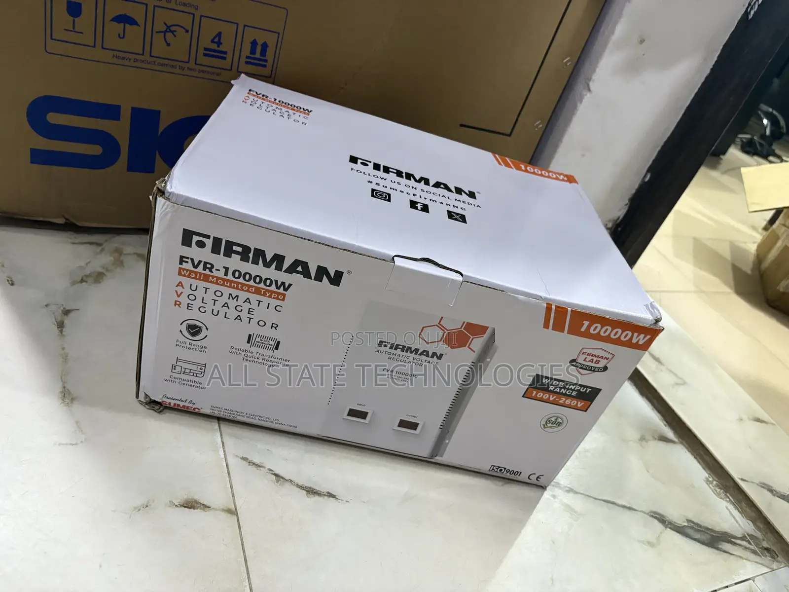 FIREMAN FVR-10000W Automatic Electricity Regulator