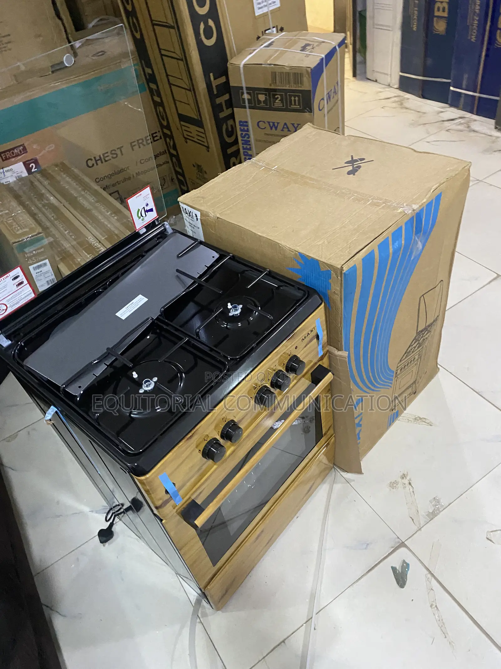 Maxi 6060 3B+1P Kitchen Range With Oven