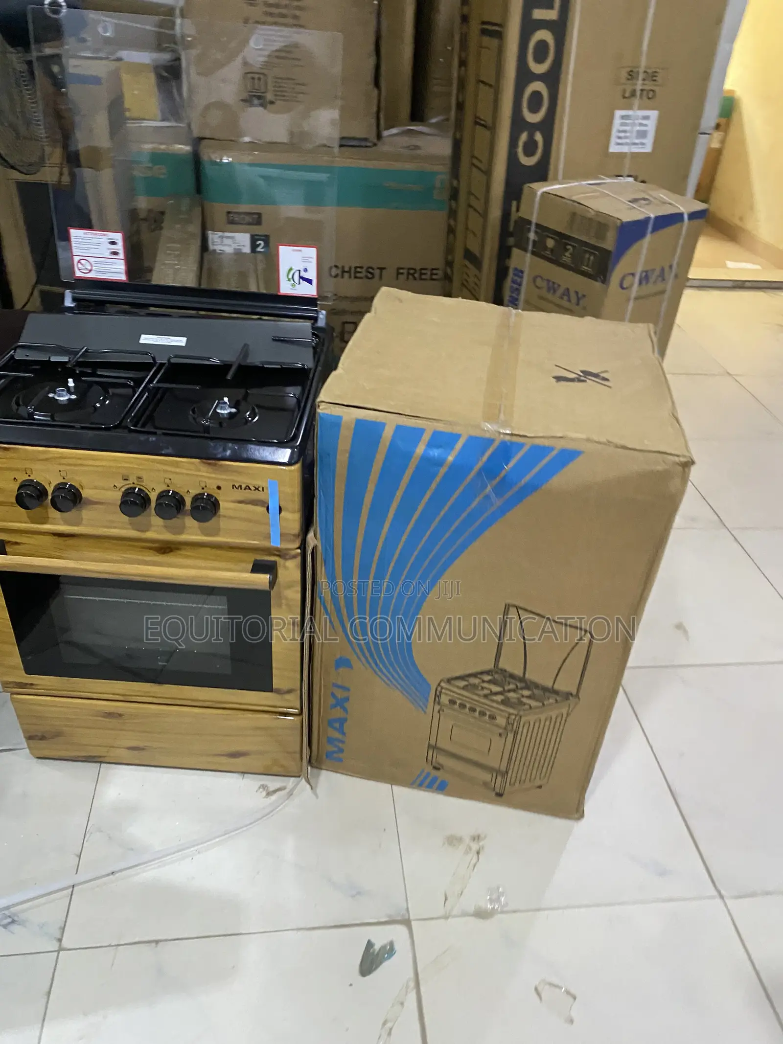 Maxi 6060 3B+1P Kitchen Range With Oven
