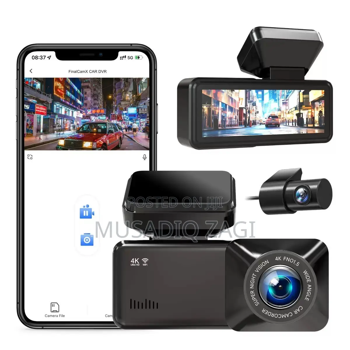 Wireless Security Dashboard Camera