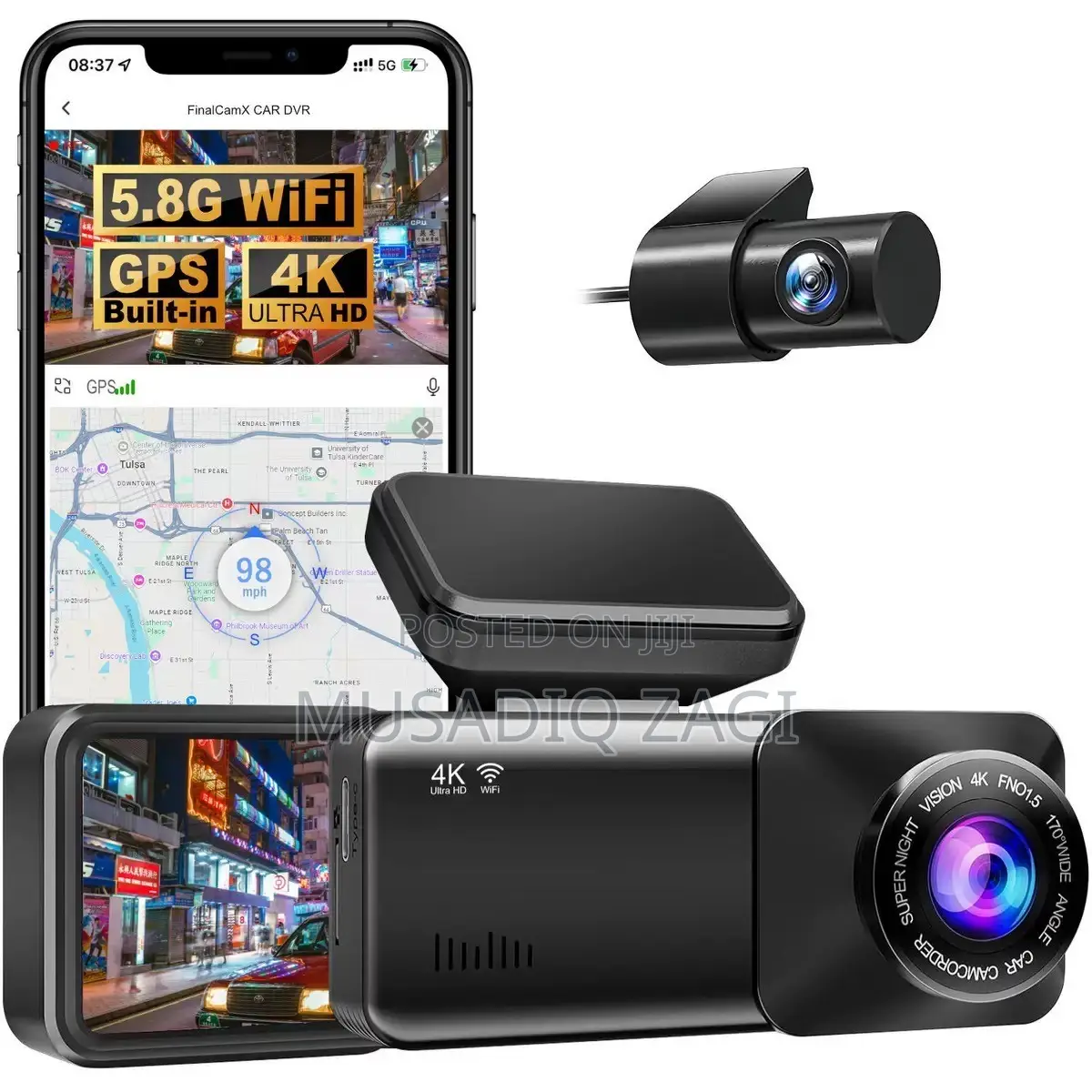 Wireless Security Dashboard Camera