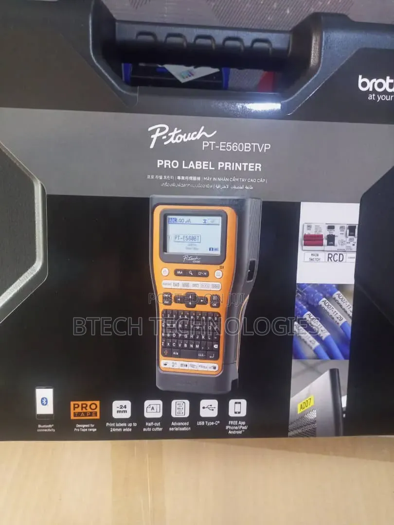 Brother P-Touch PT-E560BTVP Pro Label Printer