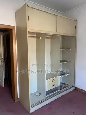 Open Wardrobe With Foreign Material