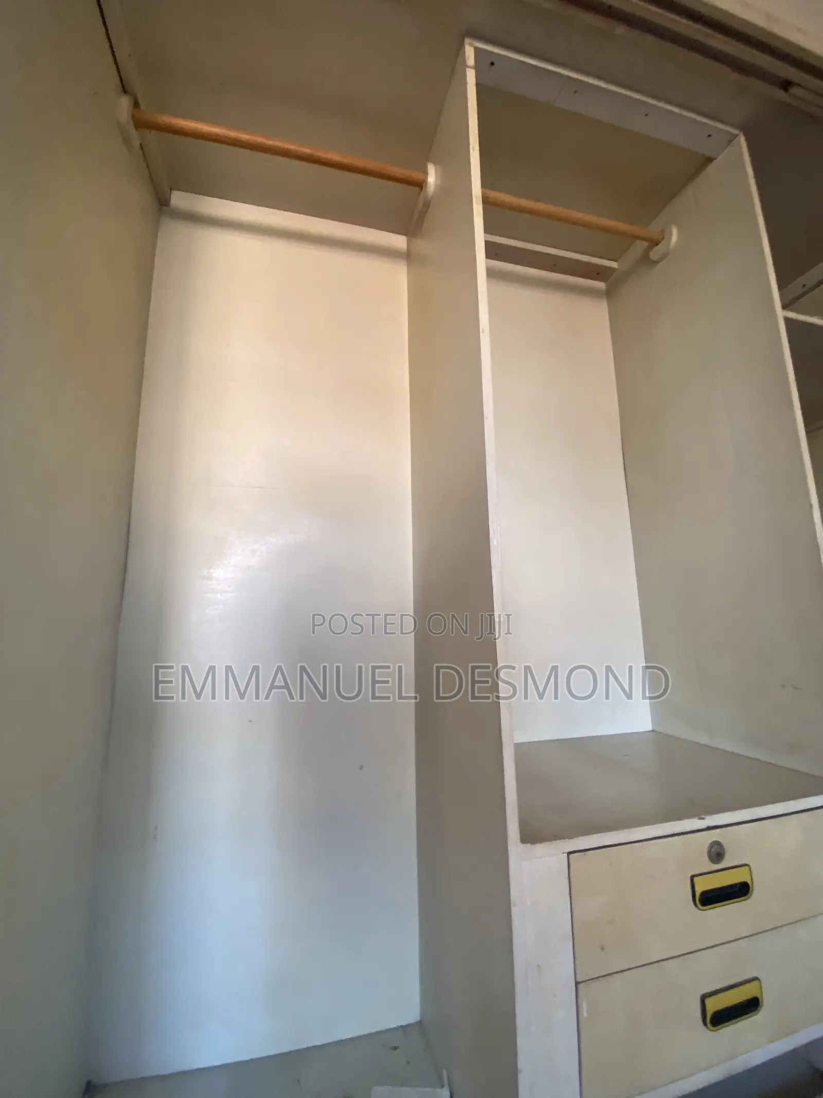 Open Wardrobe With Foreign Material
