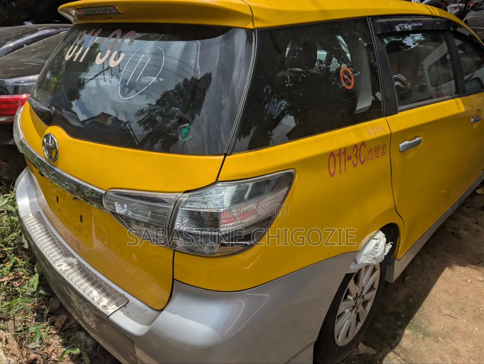 Toyota Wish 2014 Yellow
