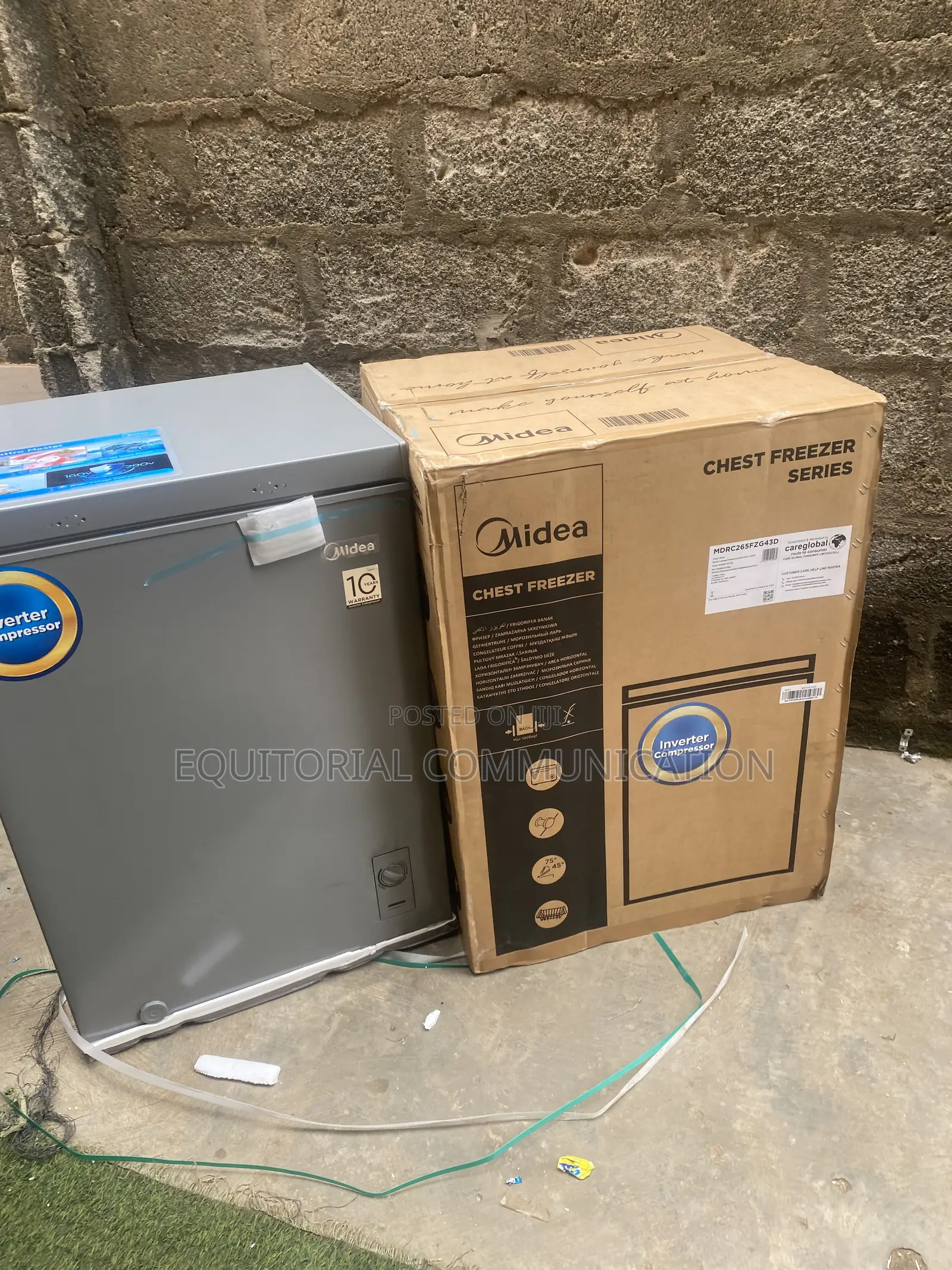 Midea MDRC265FZG43D Inverter Chest Deep Freezer 142L