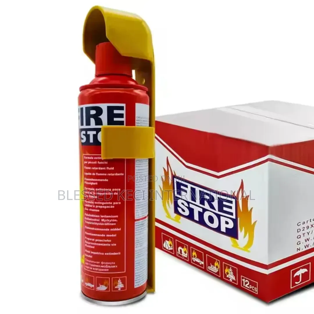 Fire Stop Extinguisher 500ml and 1kg Sizes