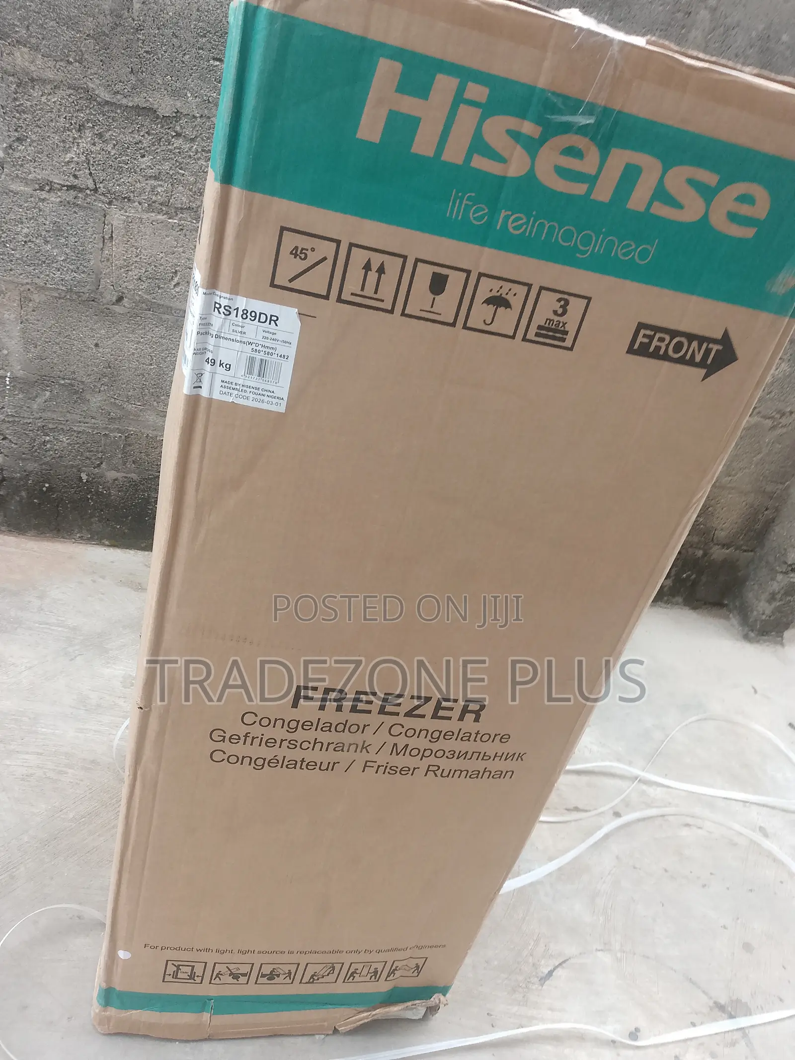 Hisense 190L Standing Freezer – Quality Storage