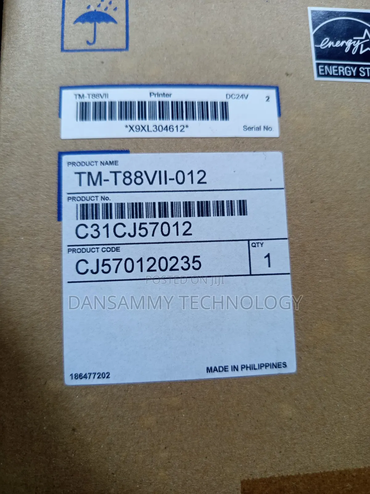 EPSON Tm-T88vii-012