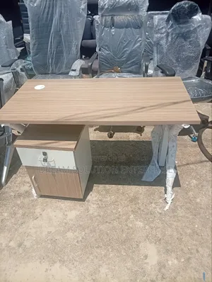 1.2 Meter Office Table With Metal Leg and Storage Box