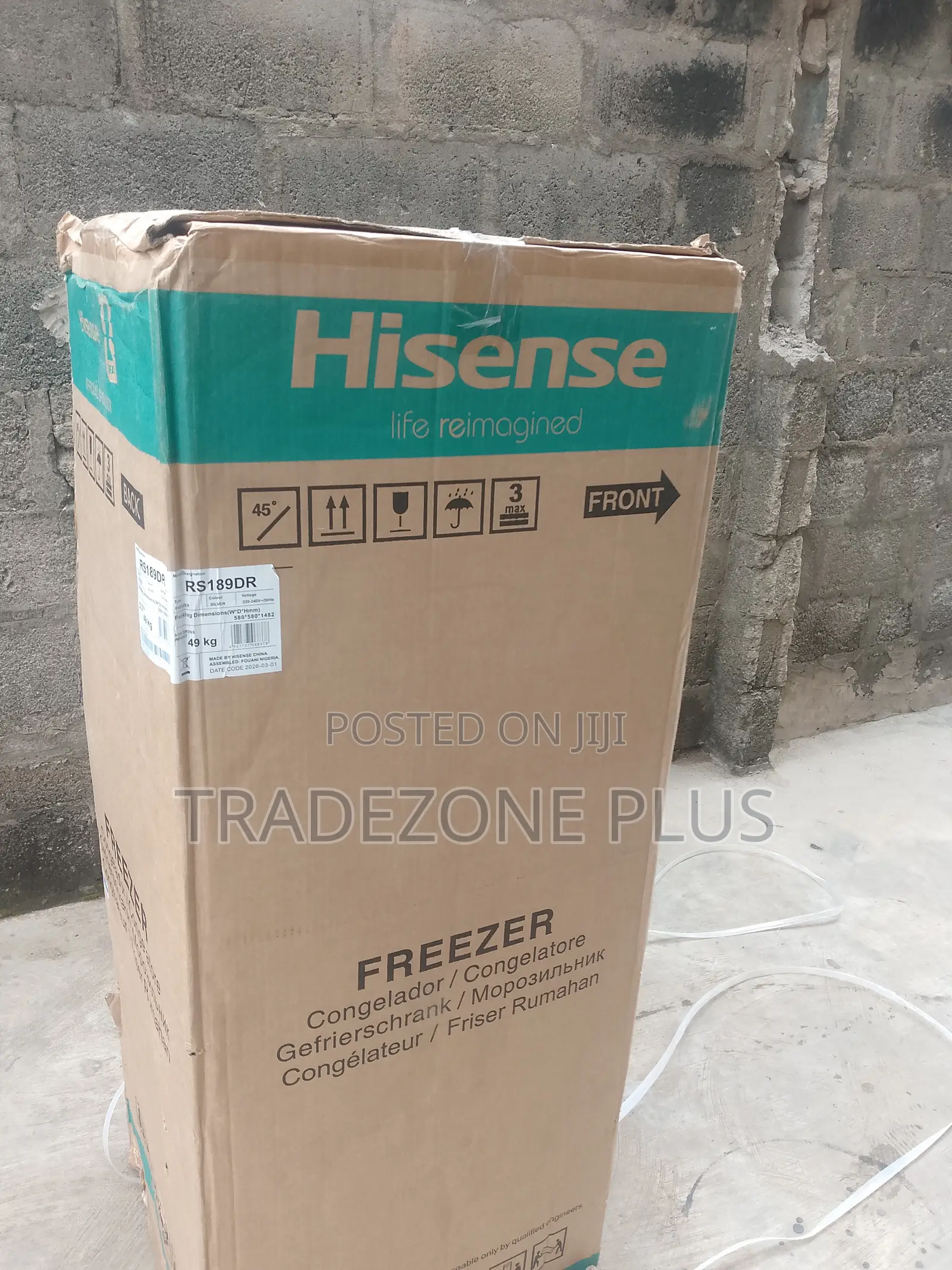 Hisense 190L Standing Freezer – Buy Now