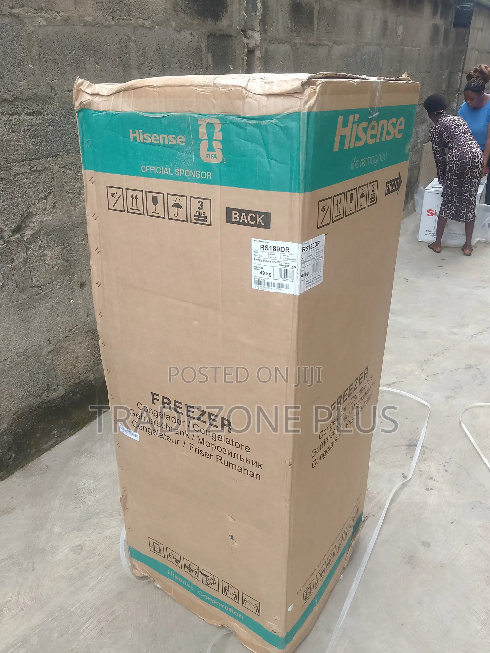 Hisense 190L Standing Freezer – Spacious Storage Solution