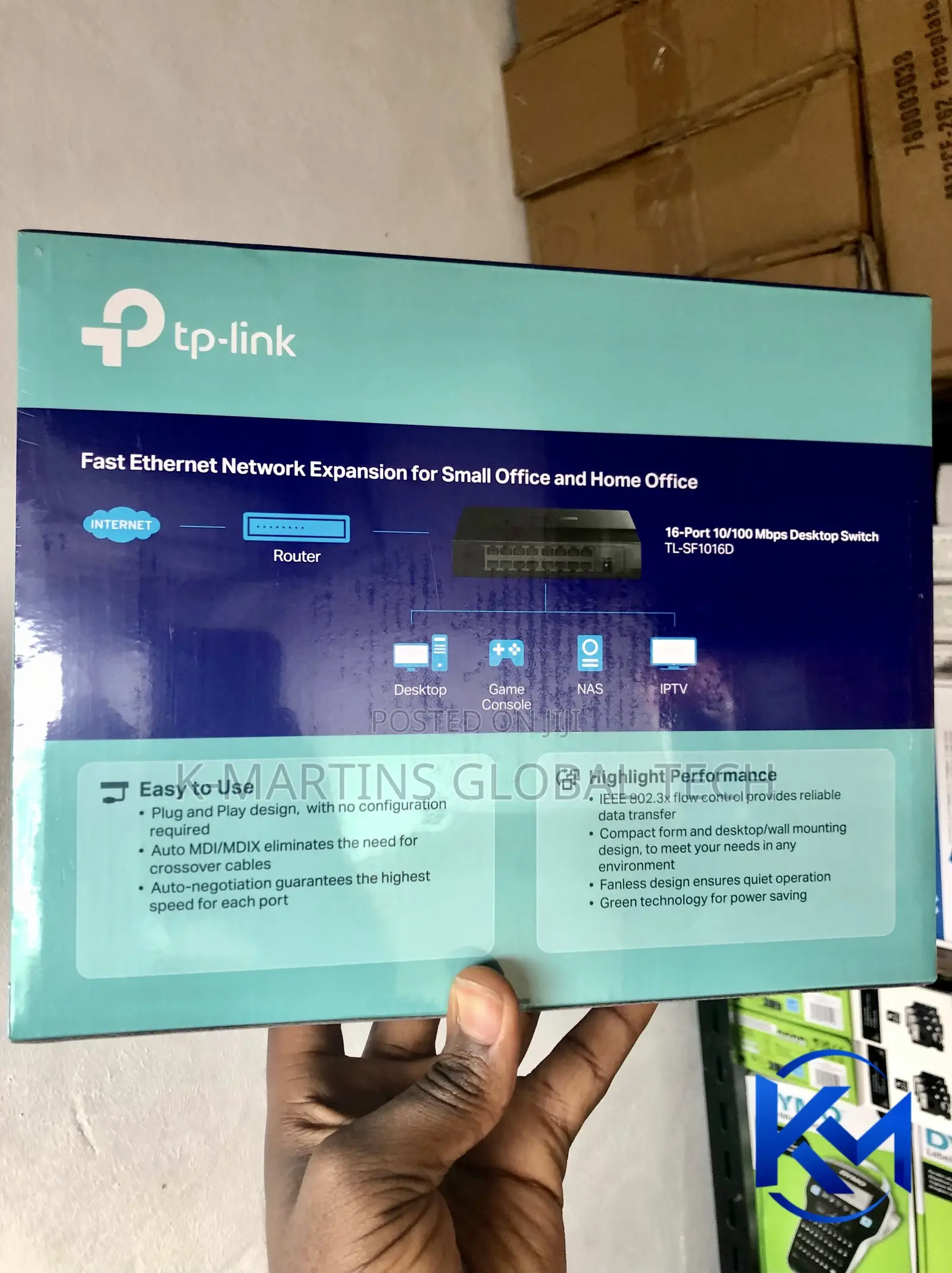 TP-Link TL-SF1016D 16 Port 10/100Mbps Desktop Network Switch