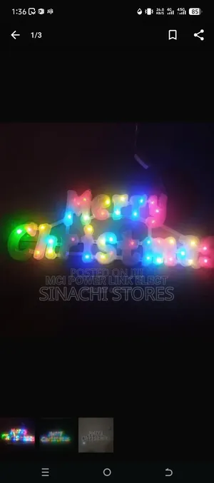 Outdoor/Indoor Merry Christmas LED Sign