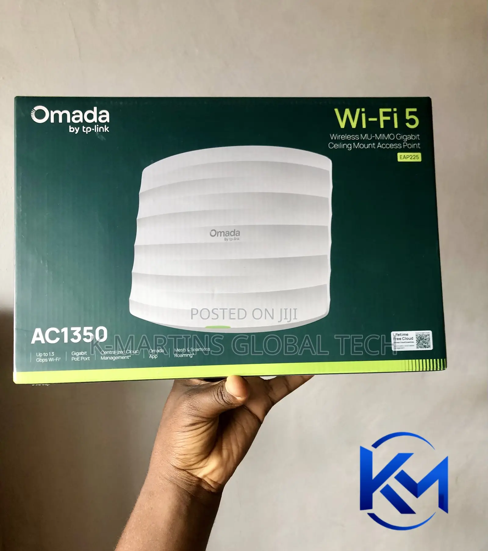 TP-Link EAP225 AC1350 Gigabit Wi-Fi 5 Ceiling Mount Access Point