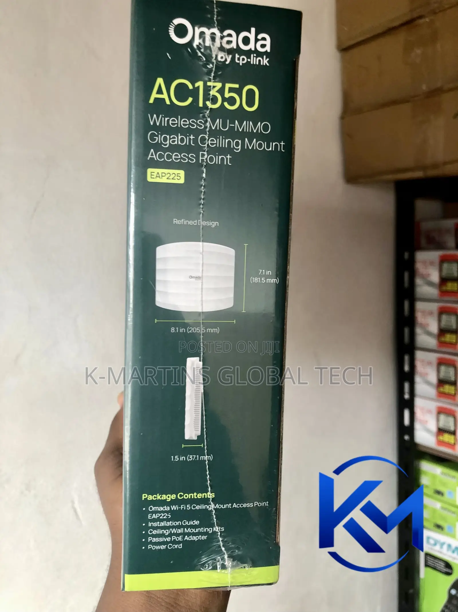 TP-Link EAP225 AC1350 Gigabit Wi-Fi 5 Ceiling Mount Access Point