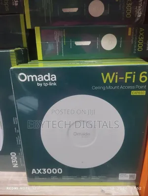 Tplink EAP650 WiFi 6 Ceiling Mount Access Point