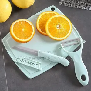 Peeler, Knife and Board Set