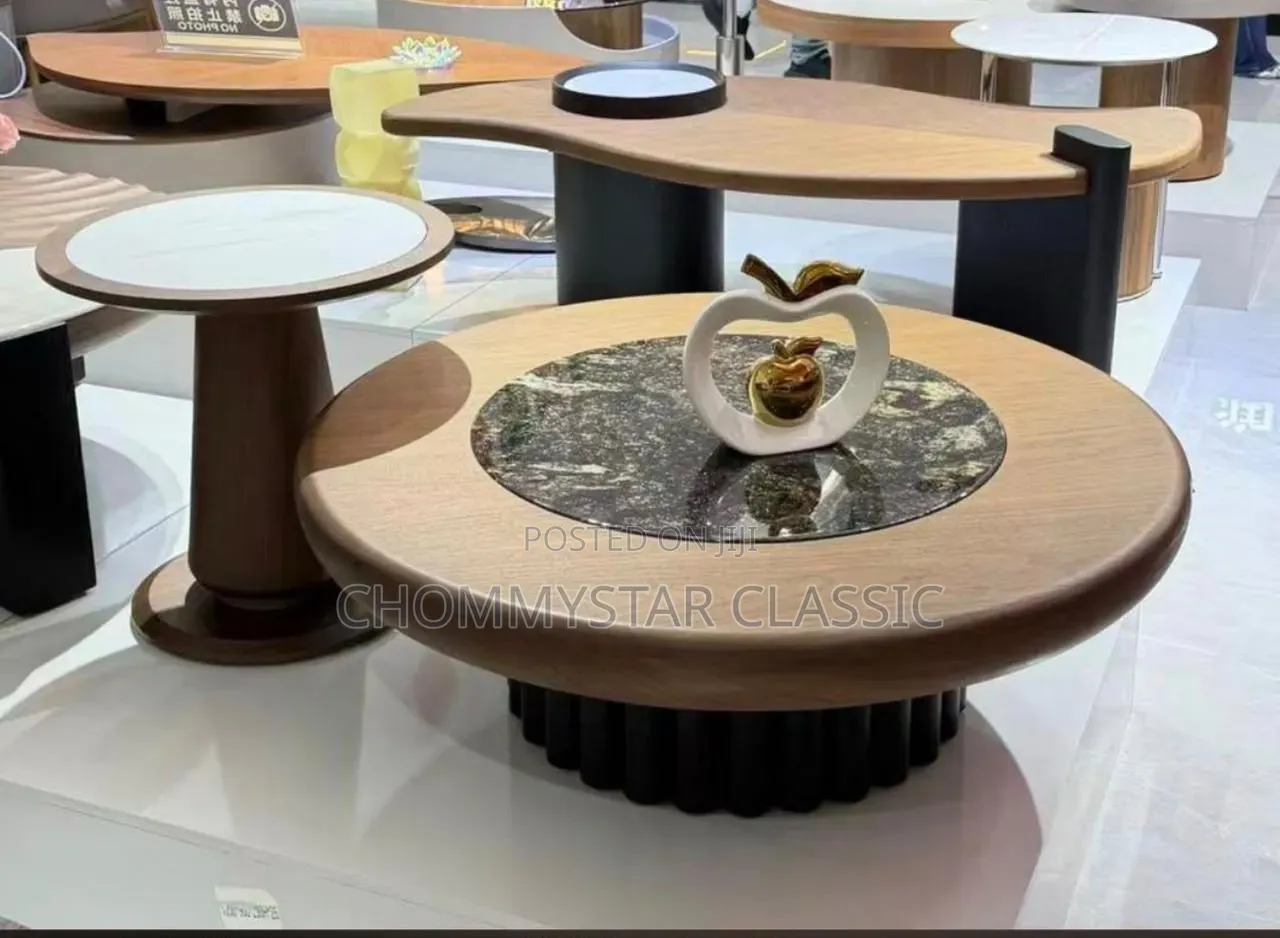Unique Round Wooden Centre Table