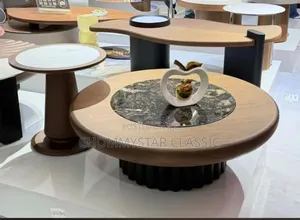 Unique Round Wooden Centre Table