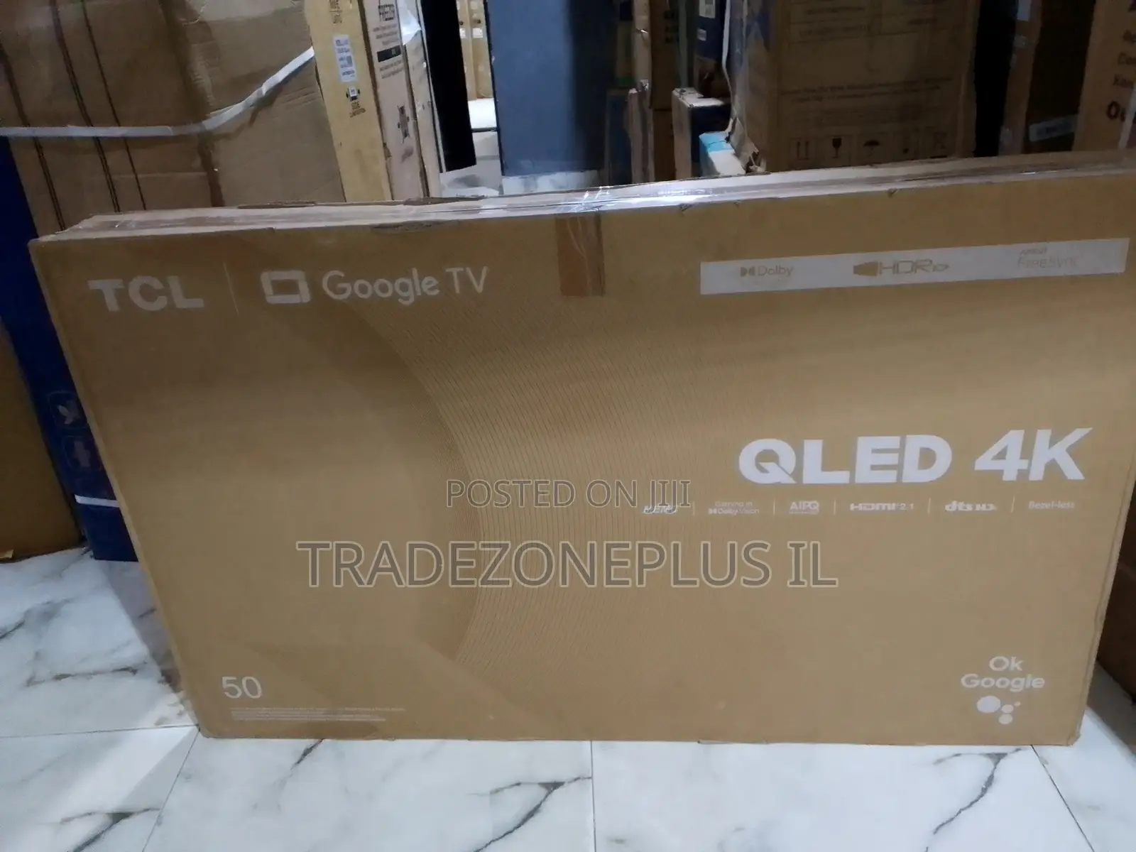TCL 50" QLED 4K Smart Google Television