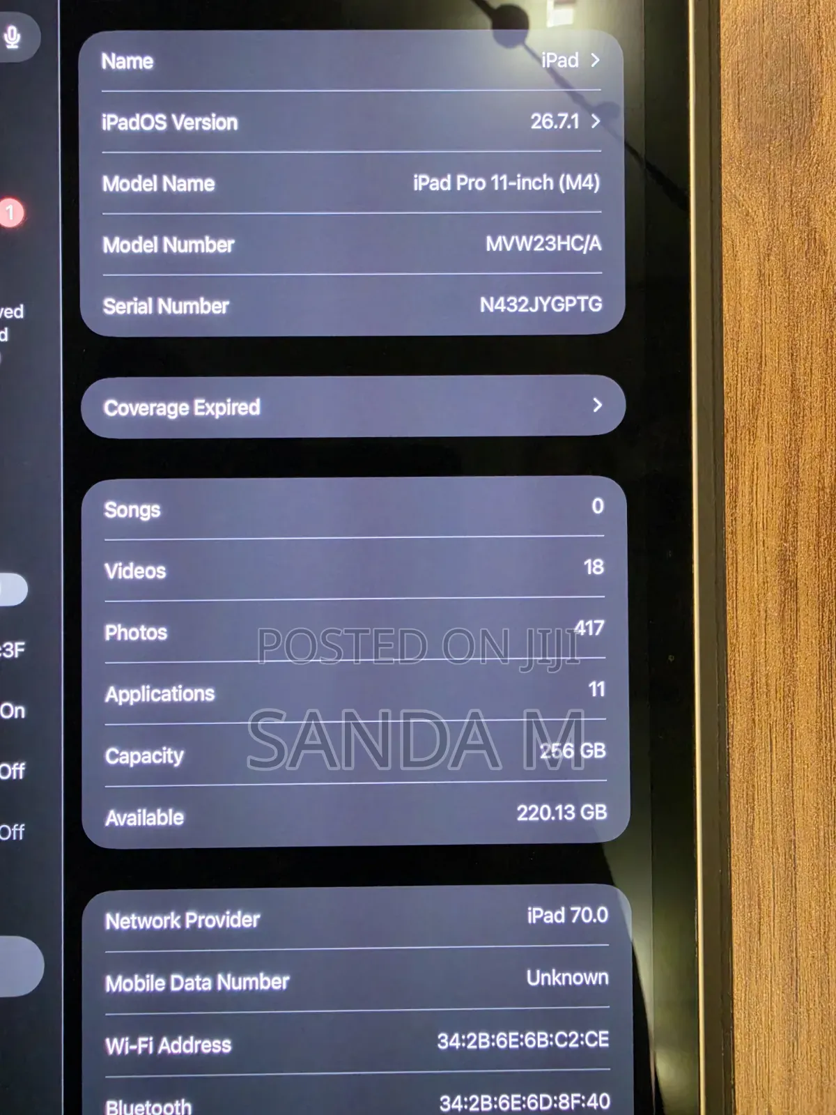 Apple iPad Pro 11 (2024) 256 GB Silver
