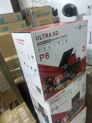 P8 Solar PTZ Camera With Triple Lens Setup