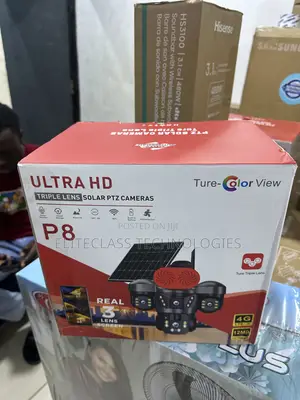 P8 Ultra HD Triple View Solar Surveillance Camera