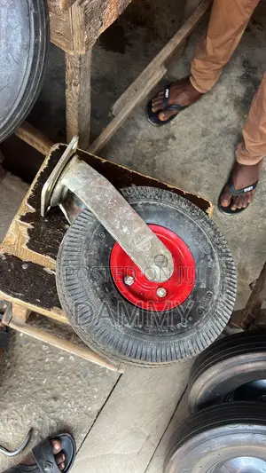 10-Inch Heavy-Duty Pneumatic Swivel Castor Wheel