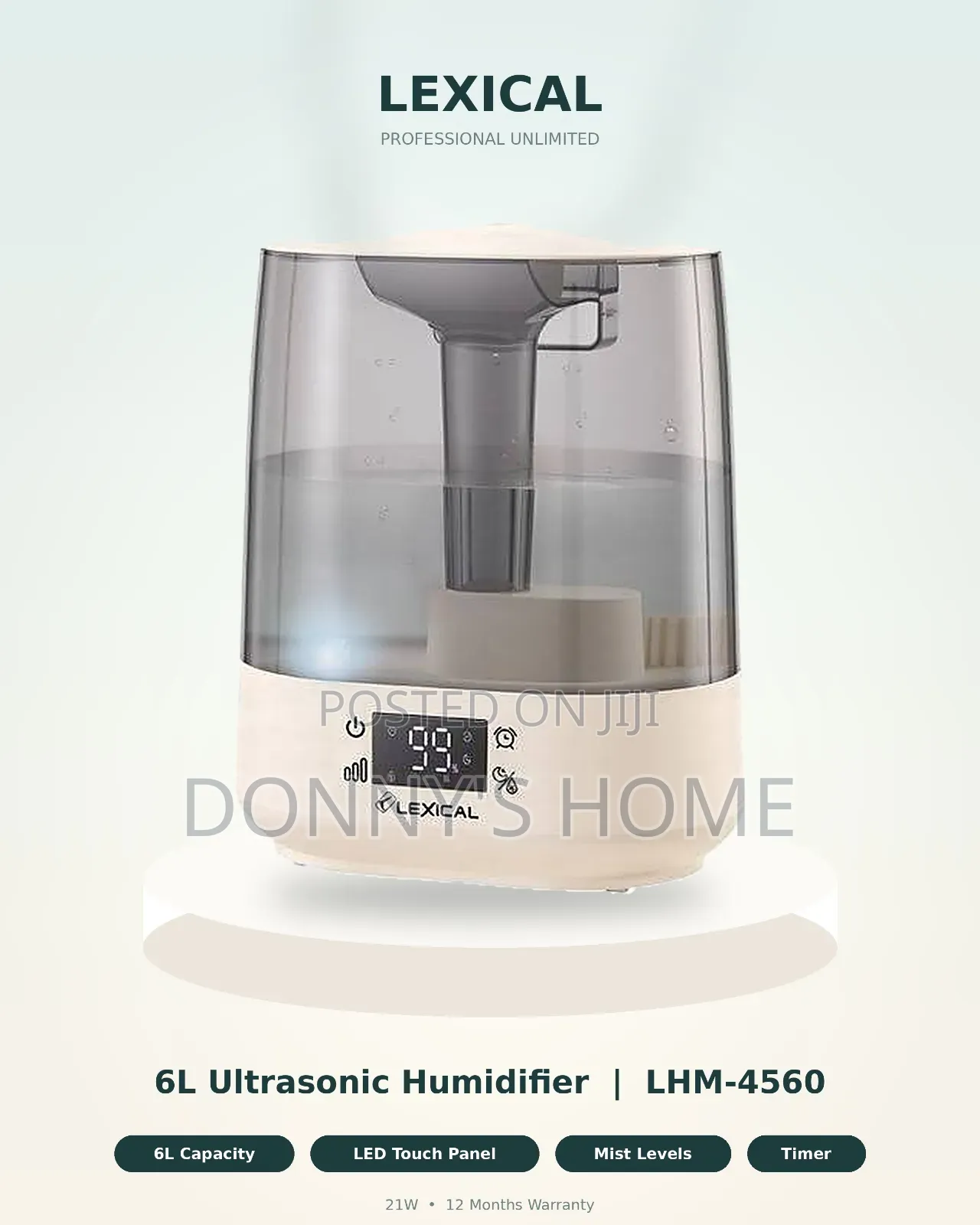 Lexical 6L Humidifier LHM-4560
