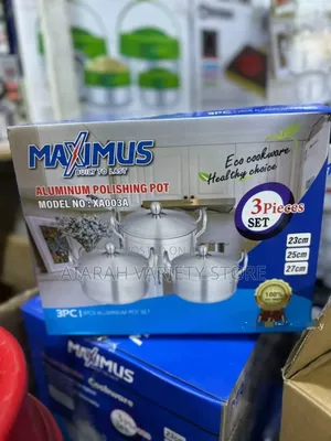 3 in 1 Aluminum Pot Set