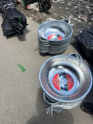 Silver Galvanized Steel Construction Head Pans
