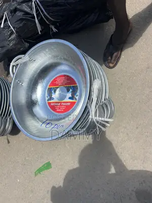 Silver Galvanized Steel Construction Head Pans