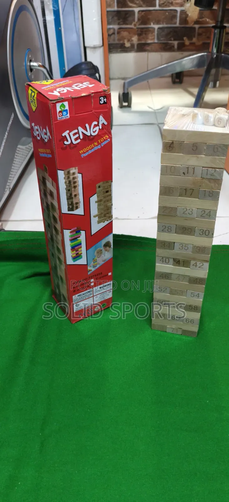 72 PCS Jenga Game