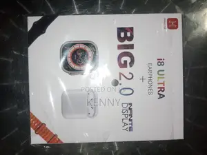 I8 Ultra Smartwatch + Wireless Earphones