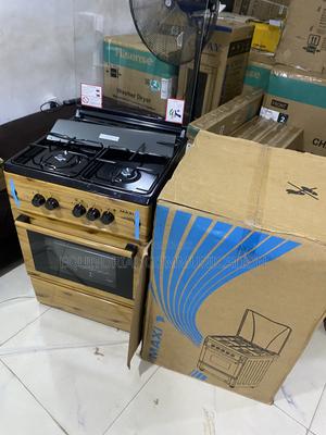 Maxi 6060 Gas Cooker 3 Burners Plus 1 Plate With Oven