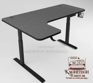 L-Shaped Adjustable Gaming Table
