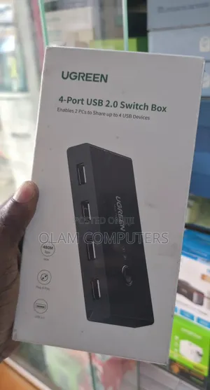 Ugreen 4-Port USB 2.0 Switch Box