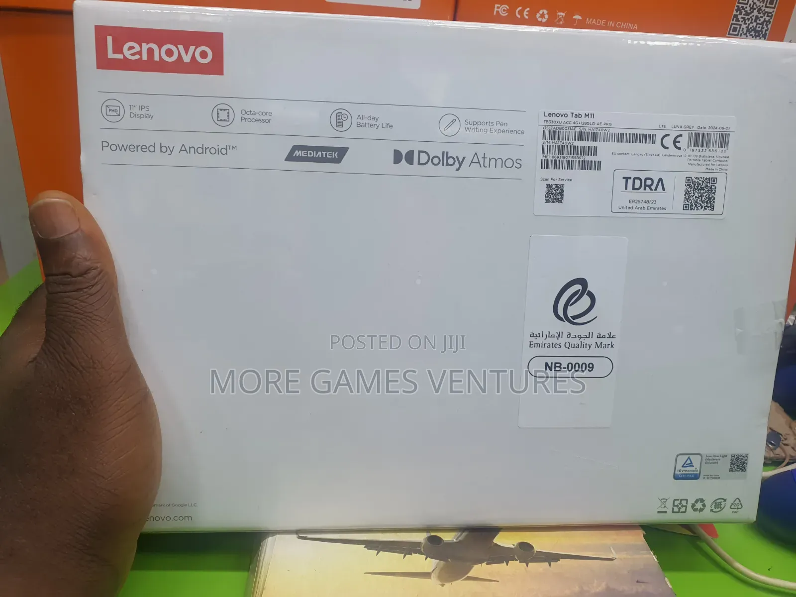 New Lenovo Tab M11 128 GB Gray