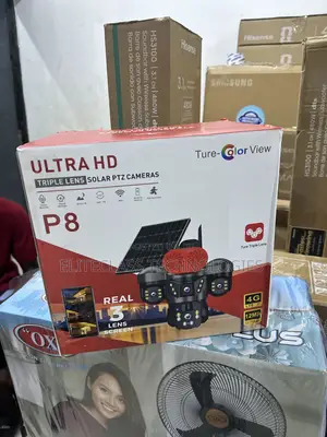 P8 PTZ Surveillance Camera With Three Lens System