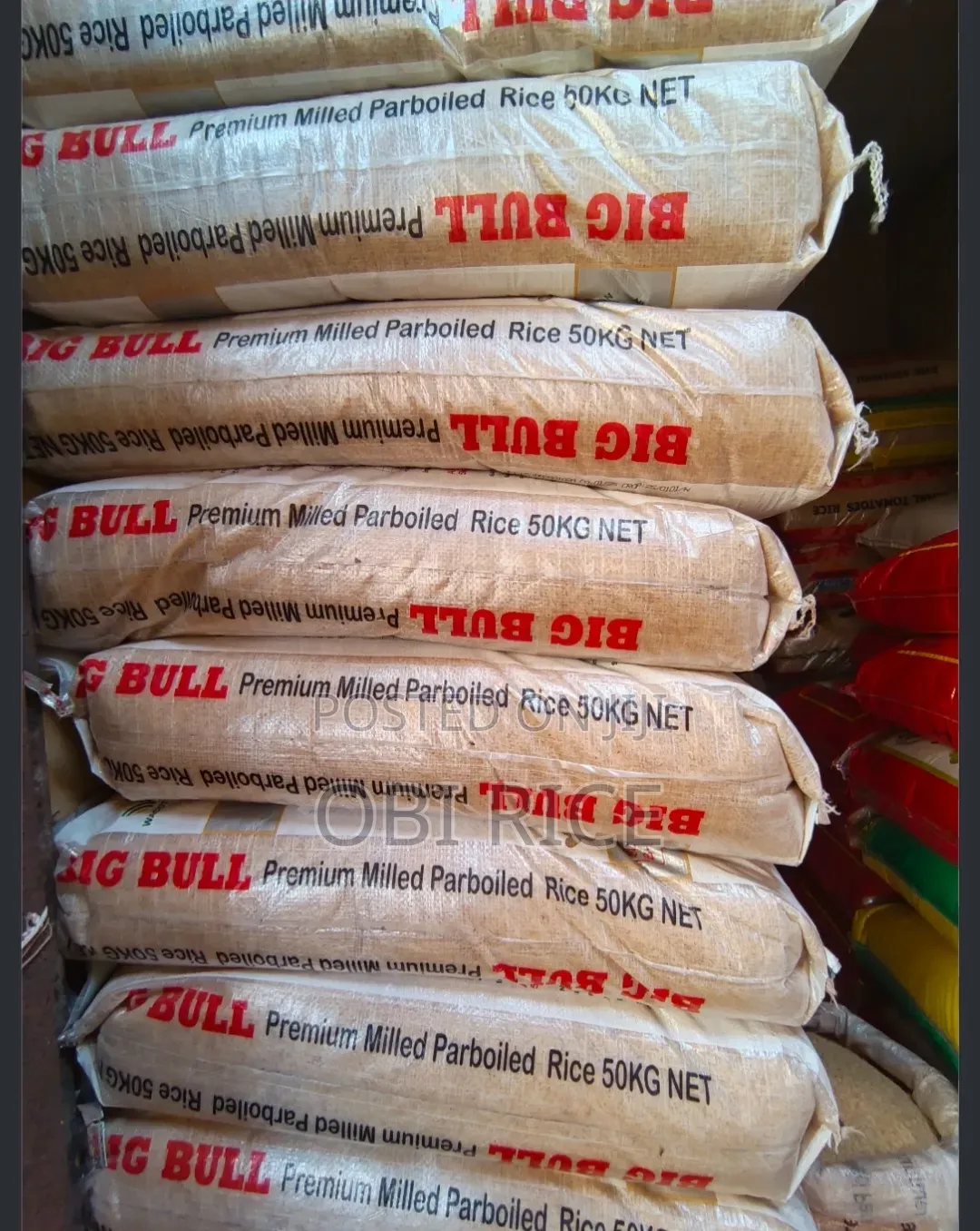Big Bull Premium Parboiled Rice 50kg