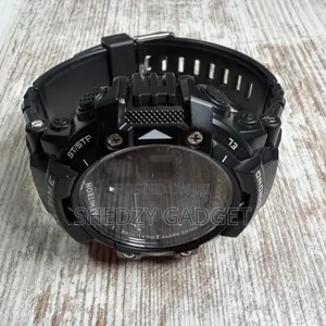 Armitron Pro Sport Watch Black 54mm Chronograph Alarm 330FT