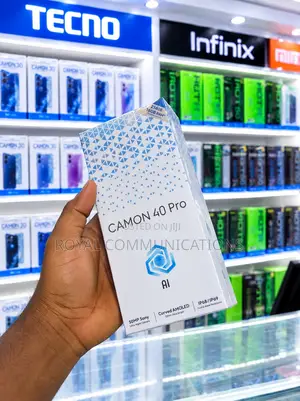 New Tecno Camon 40 Pro 4G 256 GB Black