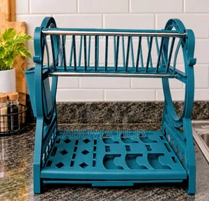 Multi Functional Kitchen Dish Drying Rack With Cup and Utensil Holder